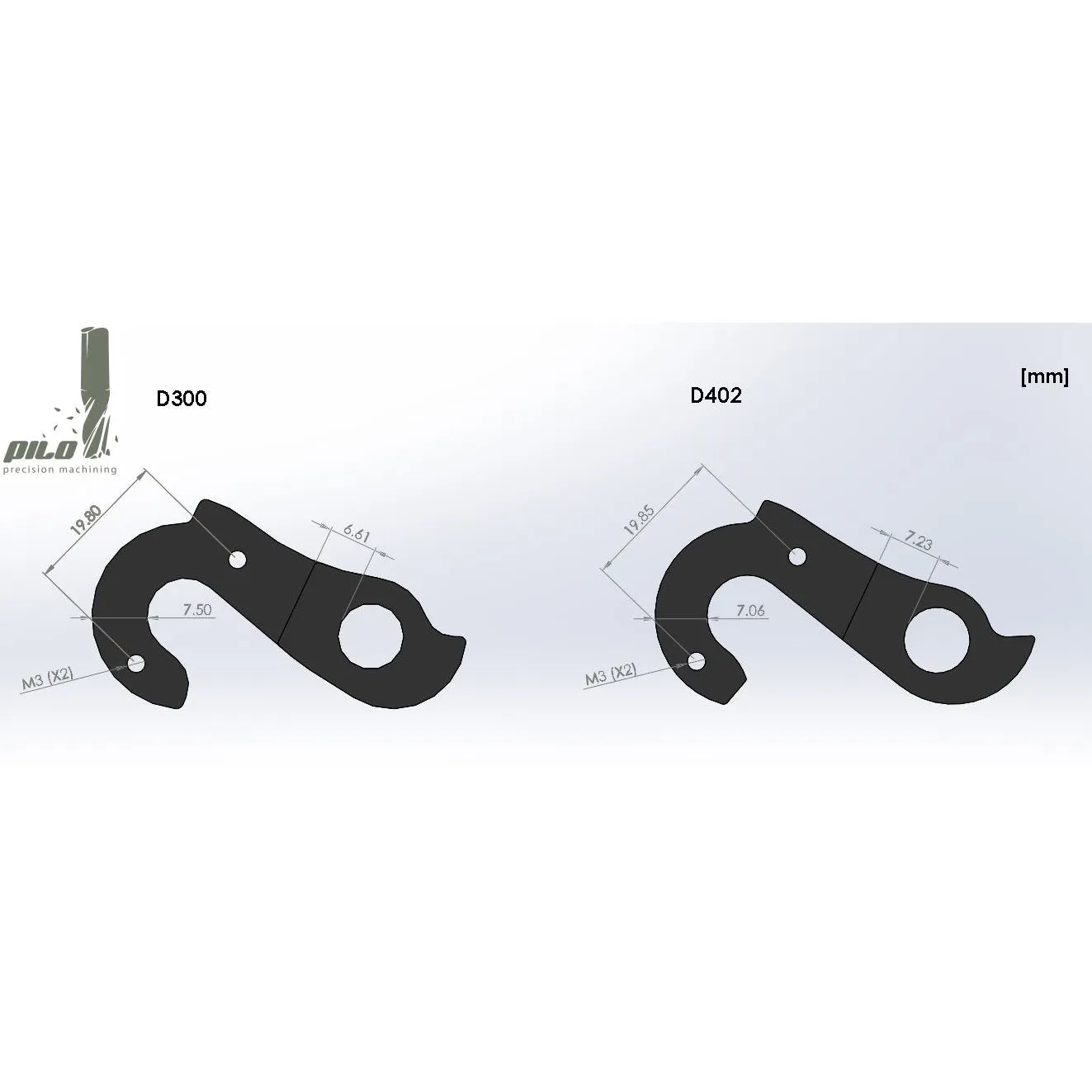 Pilo D402 Derailleur Hanger