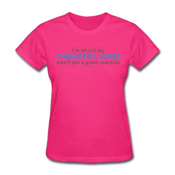 "Chemistry Jokes" - Women's T-Shirt