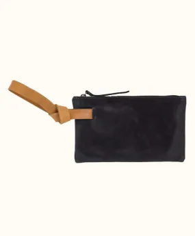 Rachel Wristlet - Black/Cognac