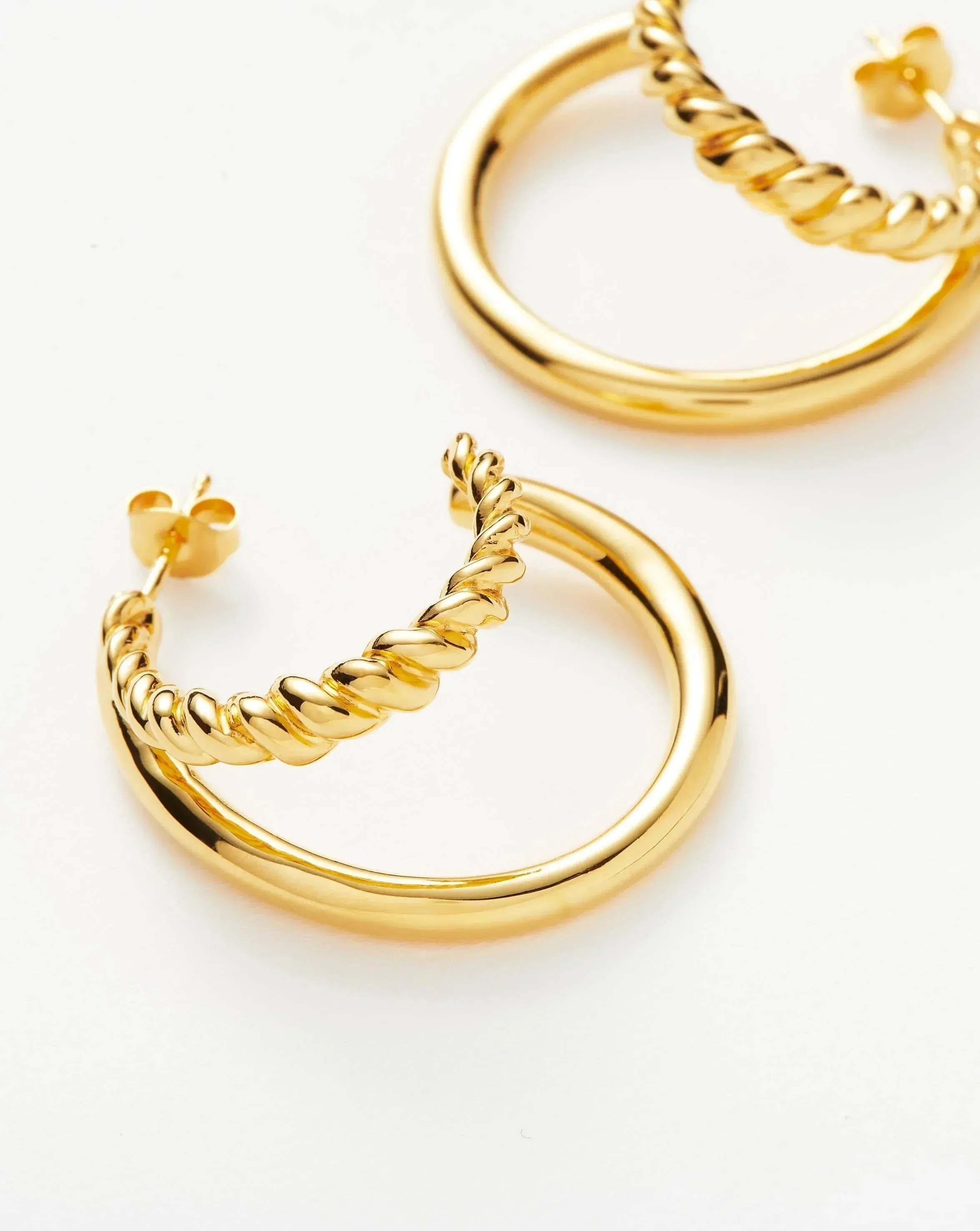 Radial Hoop Earrings