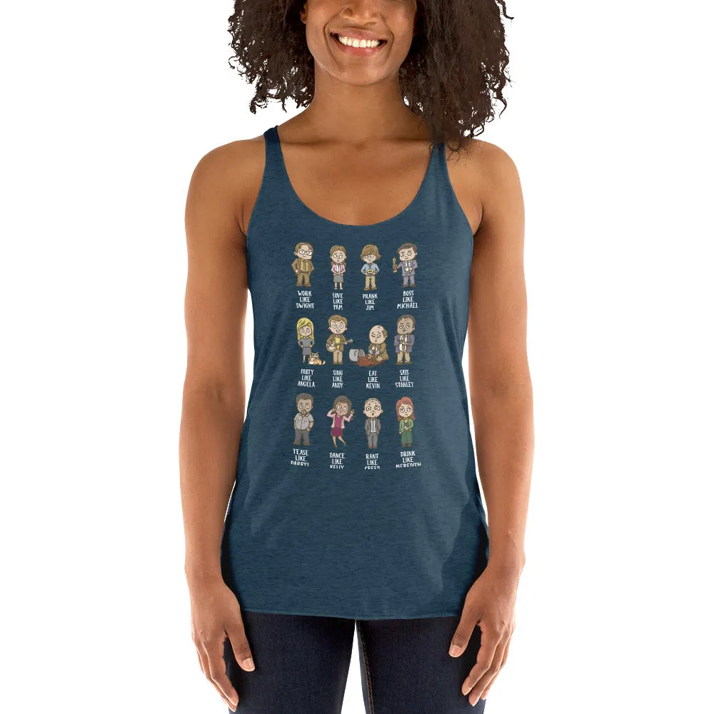 Rules To Live By Women's Racerback Tank