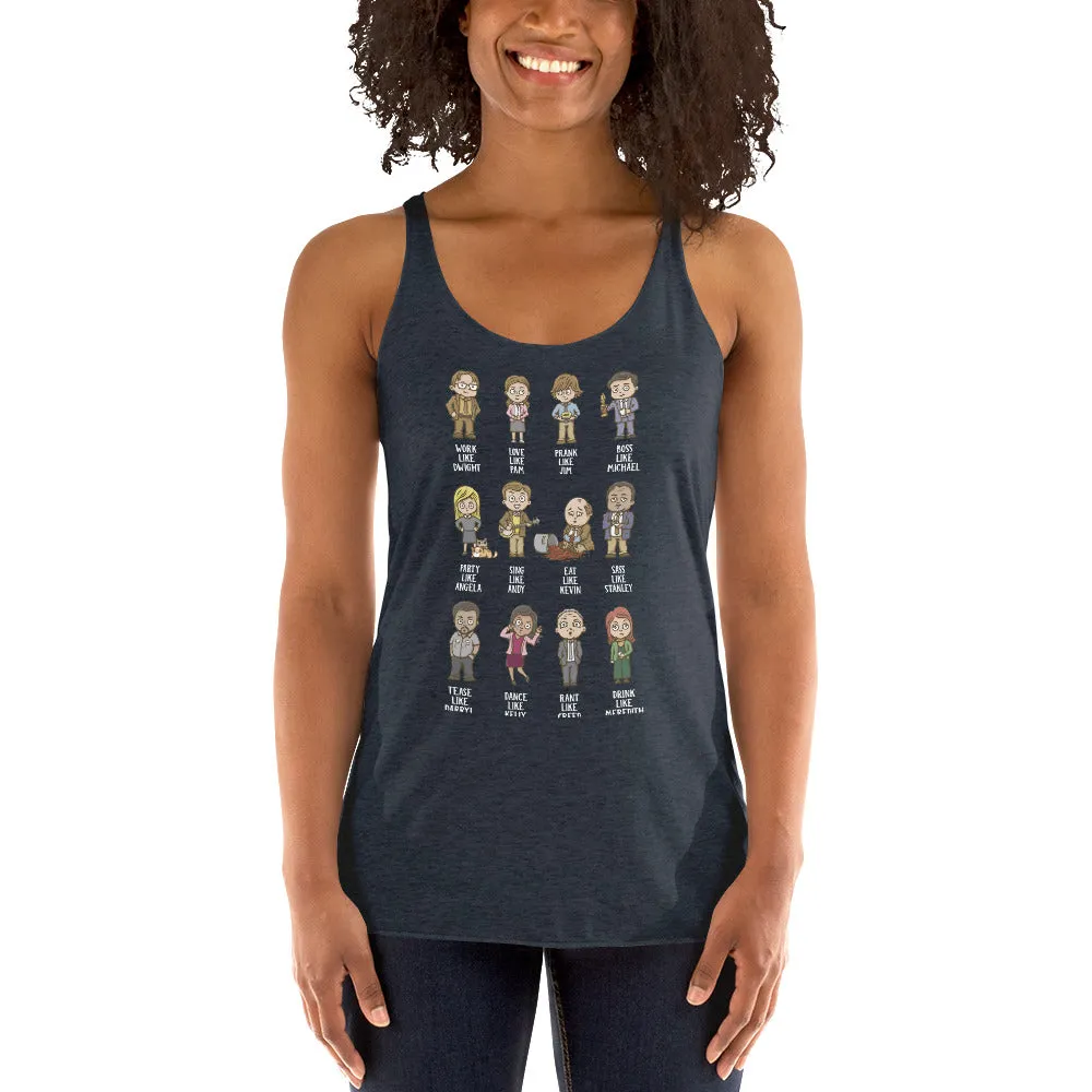 Rules To Live By Women's Racerback Tank