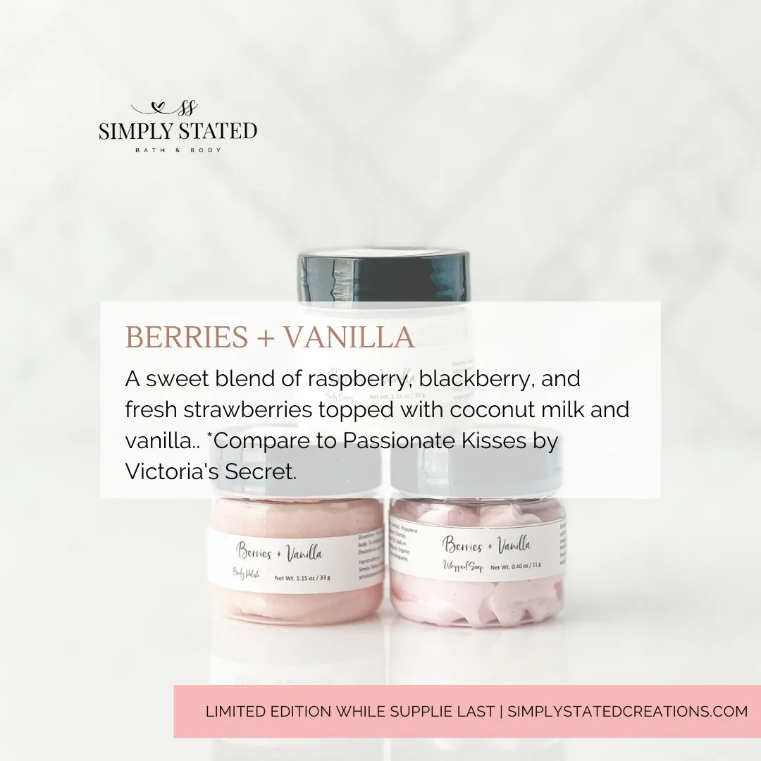 Sample Body Creme Spring Collection