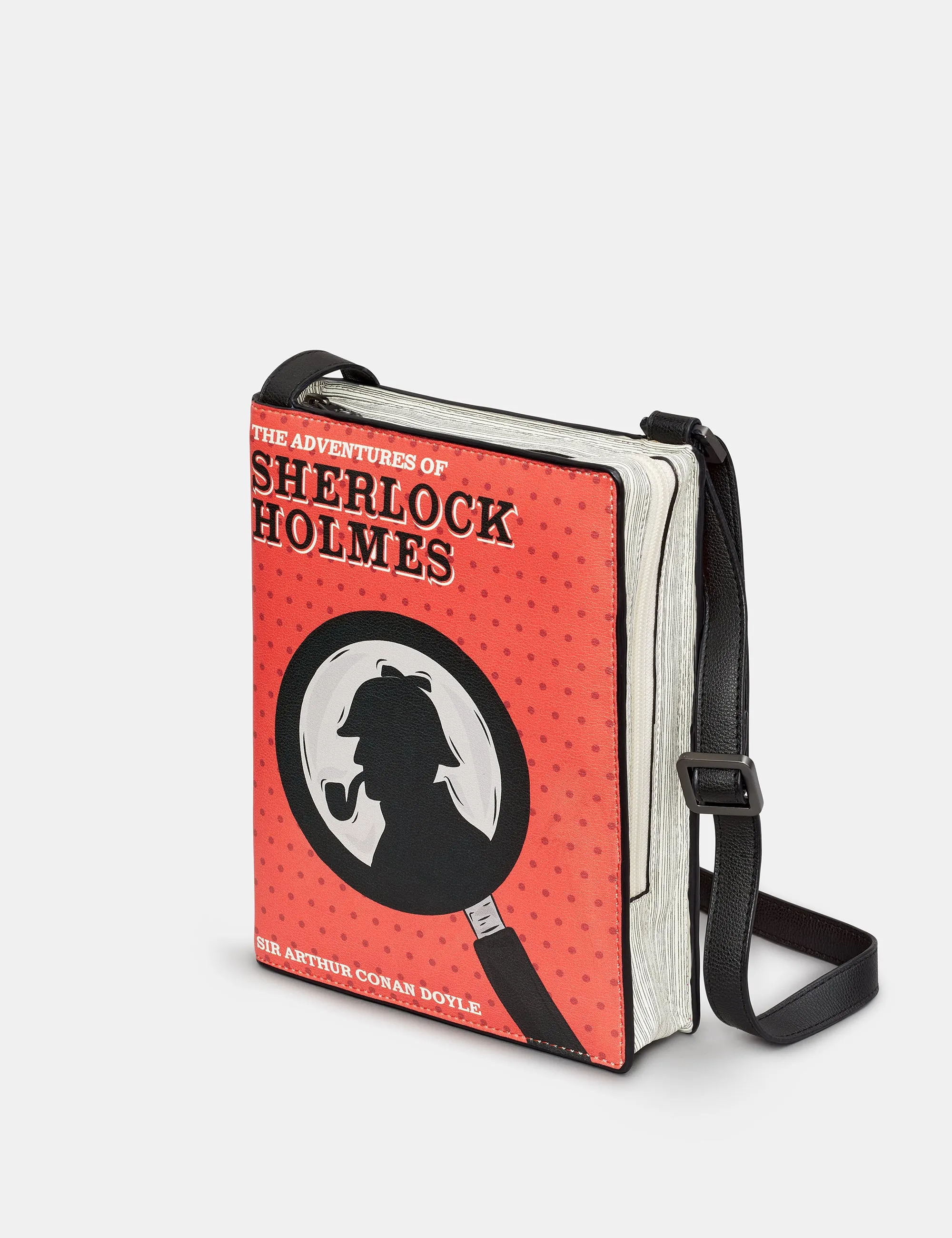 Sherlock Holmes Vegan Leather Cross Body Bag