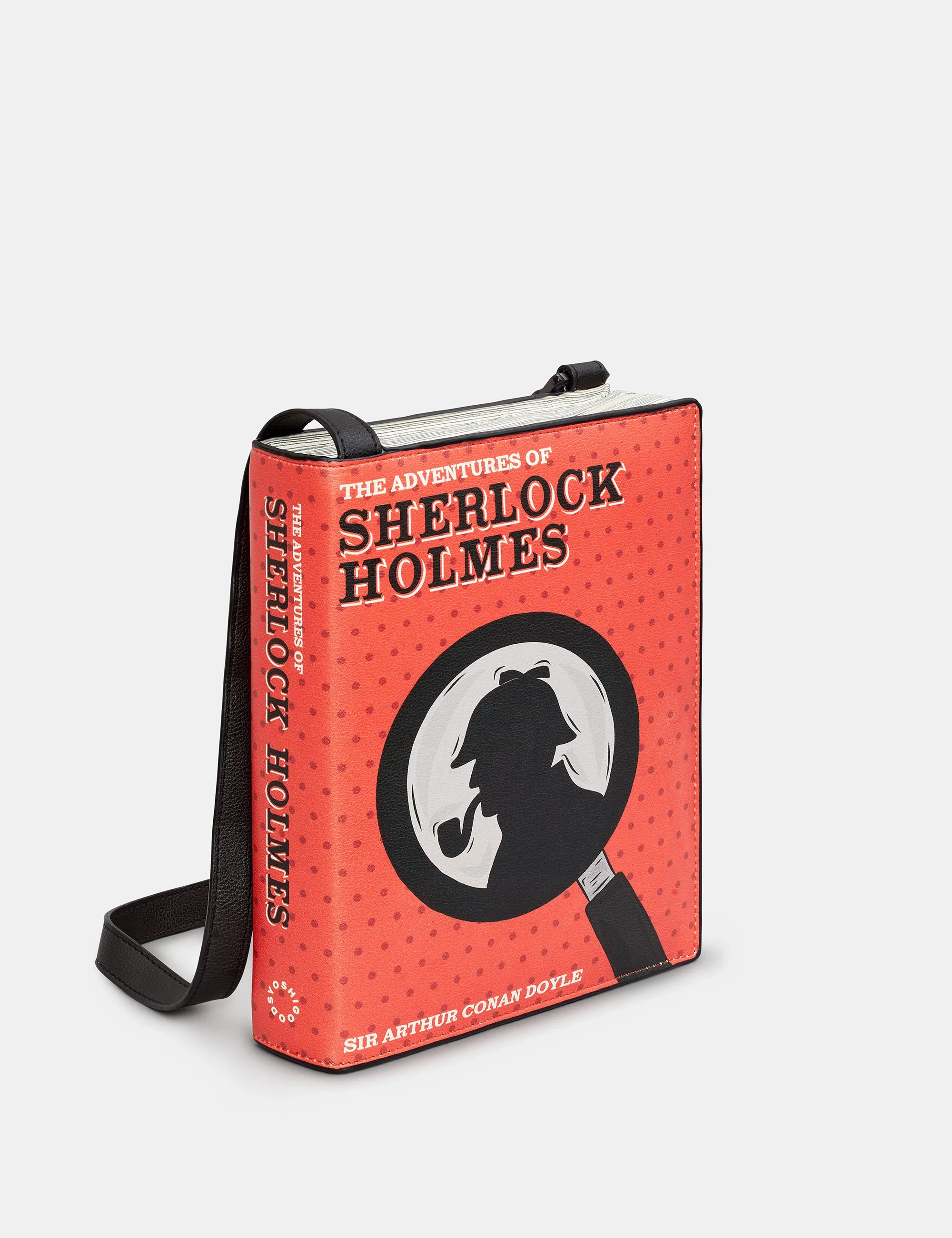 Sherlock Holmes Vegan Leather Cross Body Bag