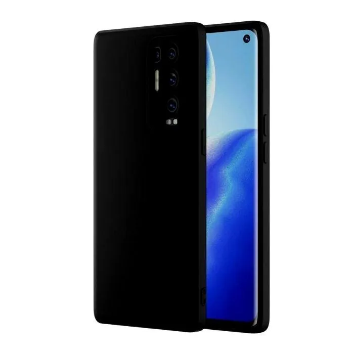 Silicone Case for Oppo Reno4 5G - Black