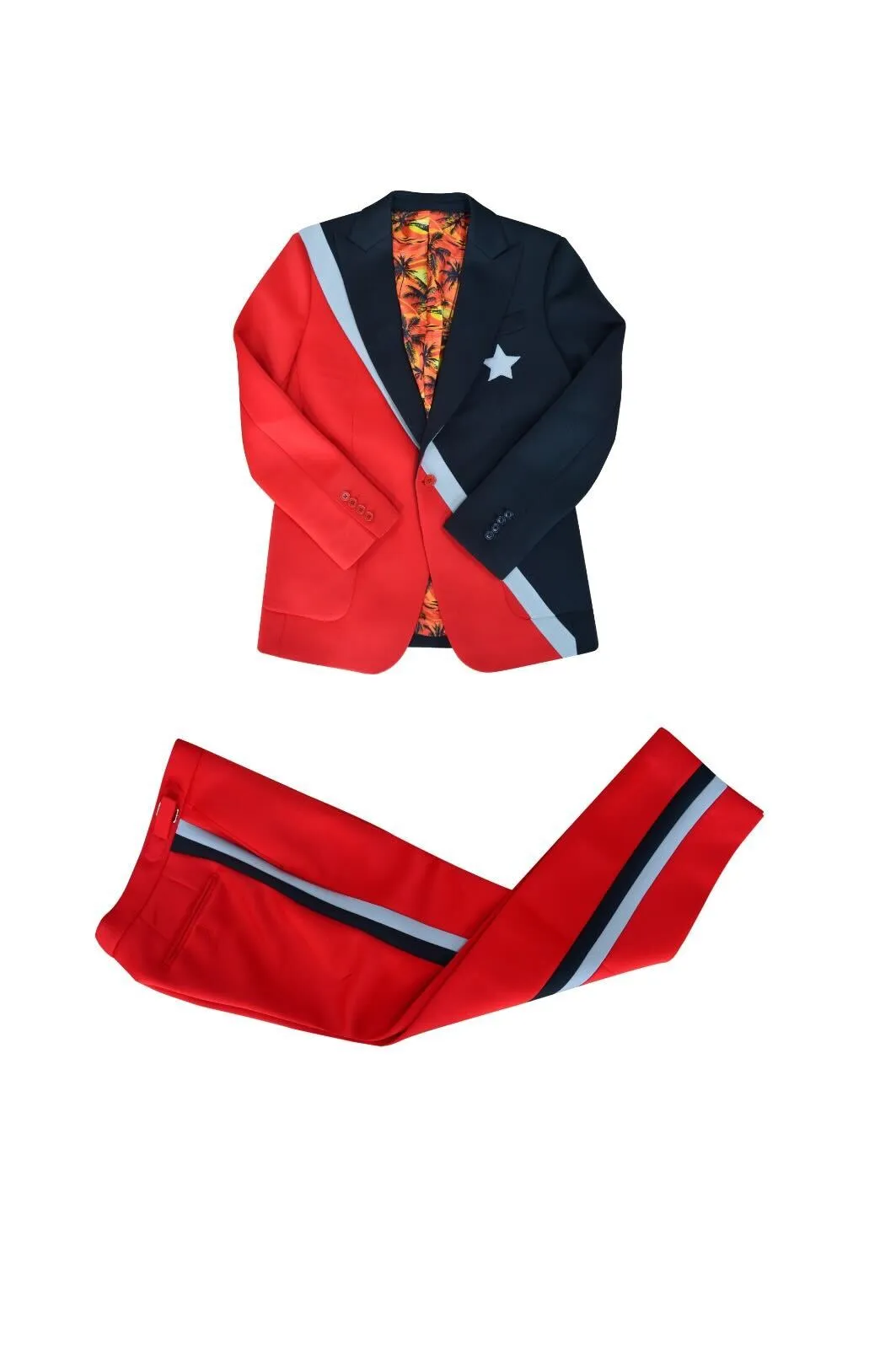 Starstruck Suit - Red/Black