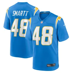 Stone Smartt Los Angeles Chargers Nike Game Player Jersey - Powder Blue