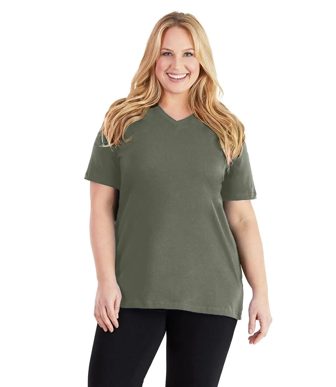 Stretch Naturals V-Neck Tee Classic Colors