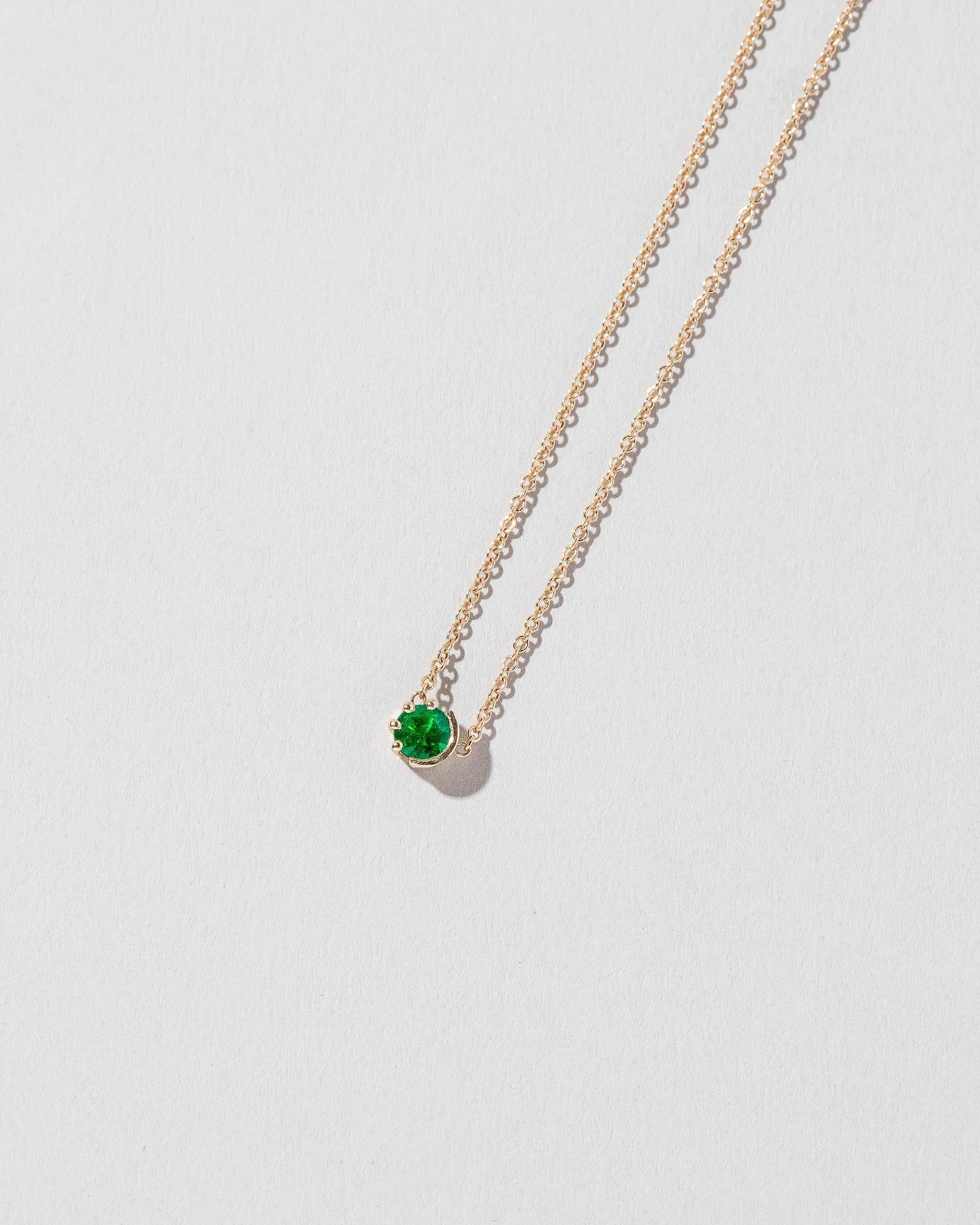 Sun & Moon Necklace - Emerald