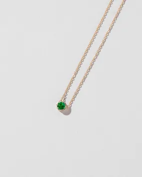 Sun & Moon Necklace - Emerald