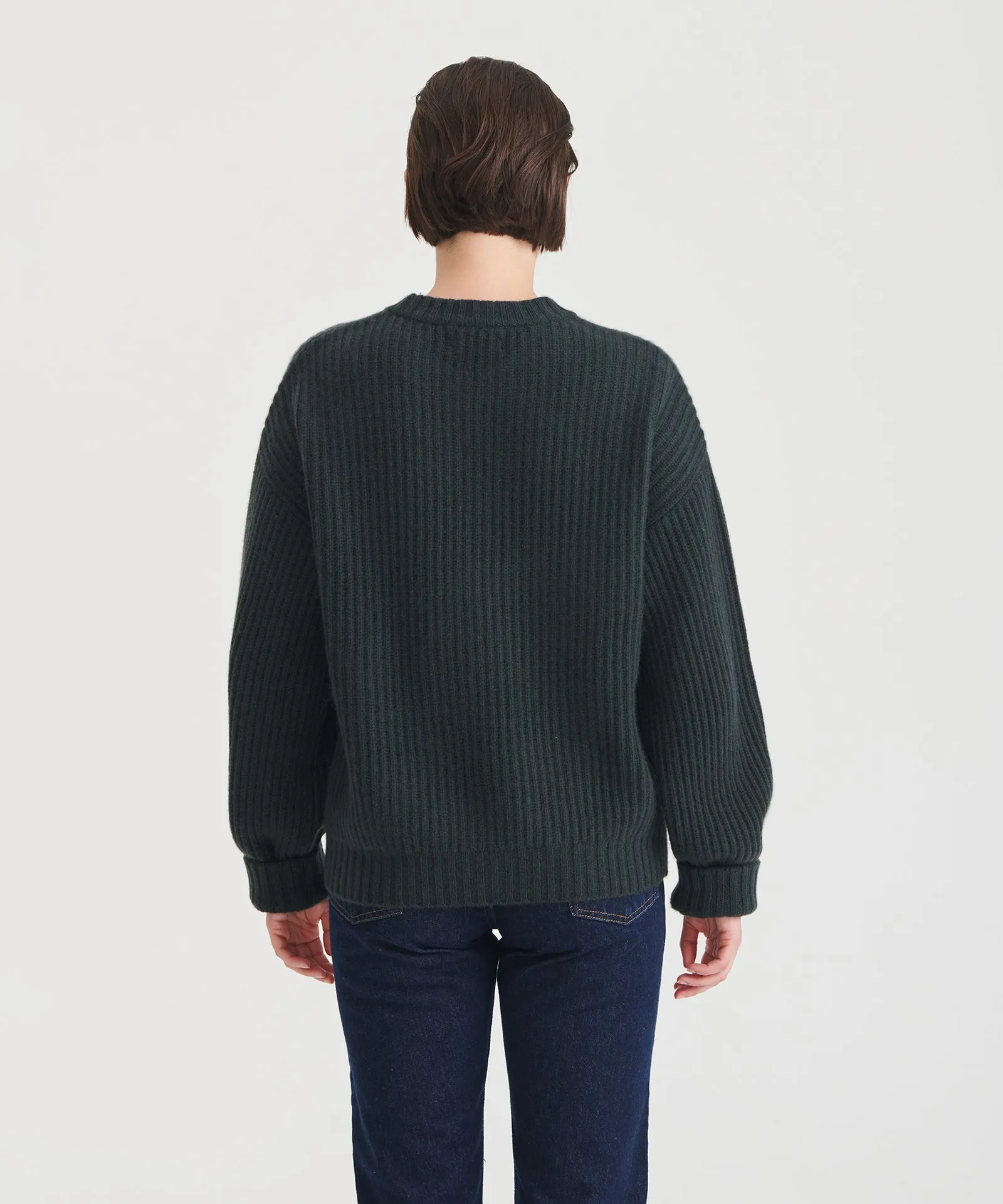 Super Luxe Cashmere Fisherman Sweater