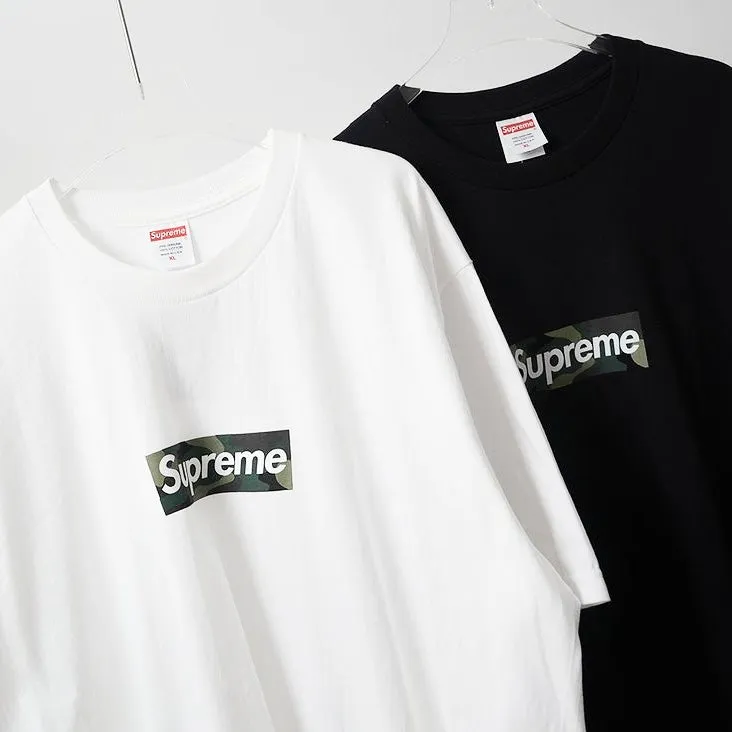 Supreme Camo Box Logo Tee White