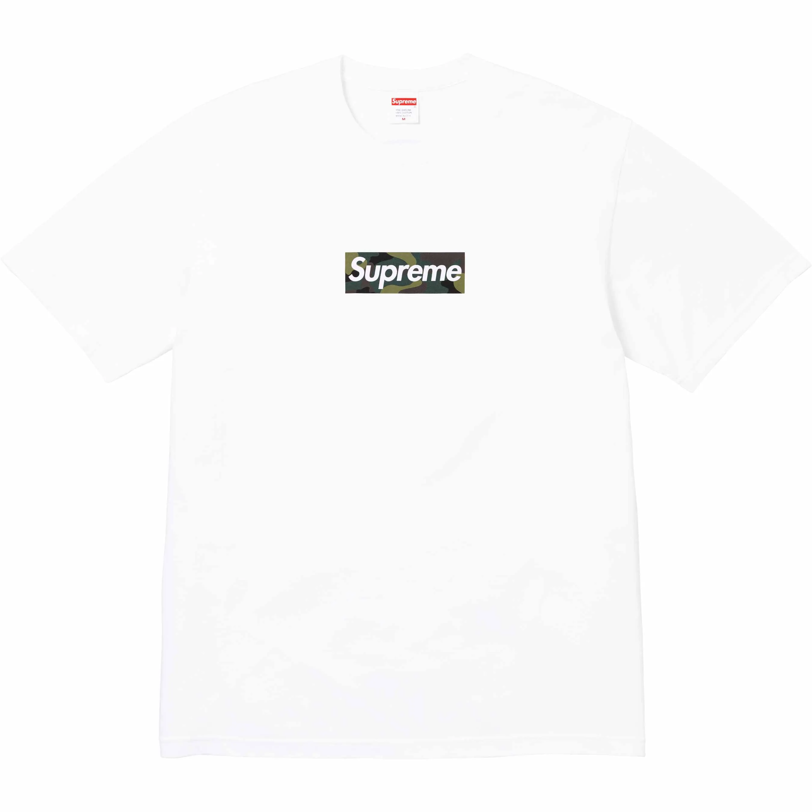 Supreme Camo Box Logo Tee White