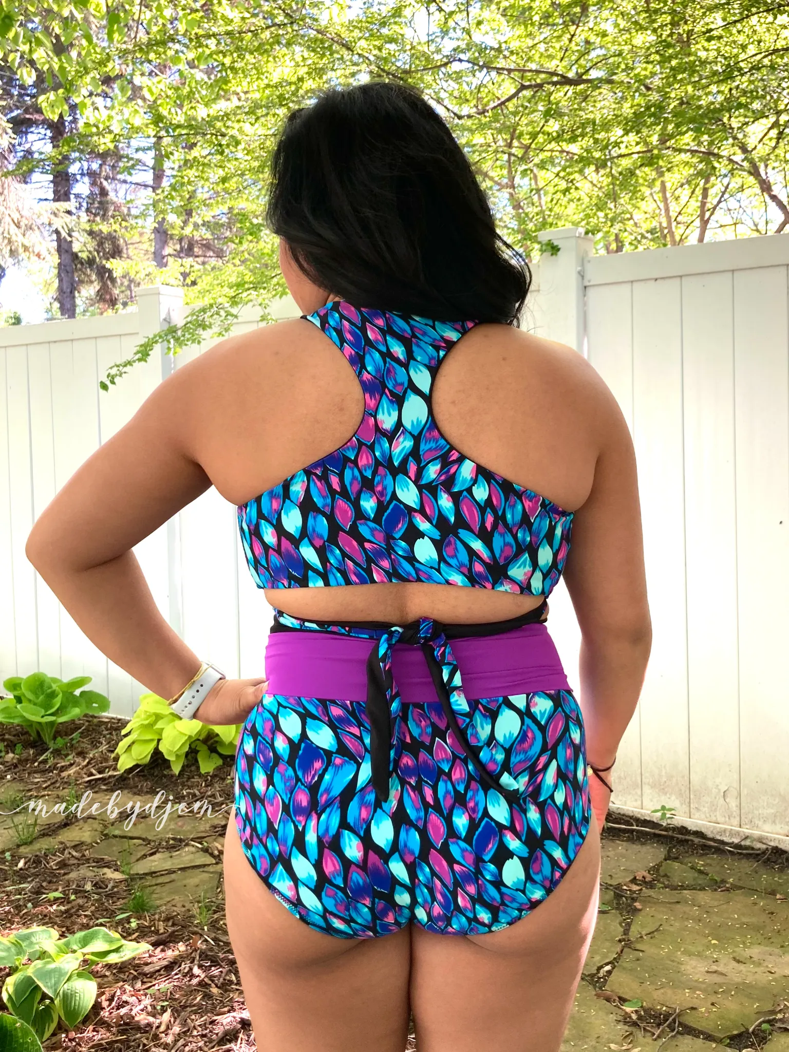 Surfside Wrap Swim Top PDF Sewing Pattern Sizes B-M