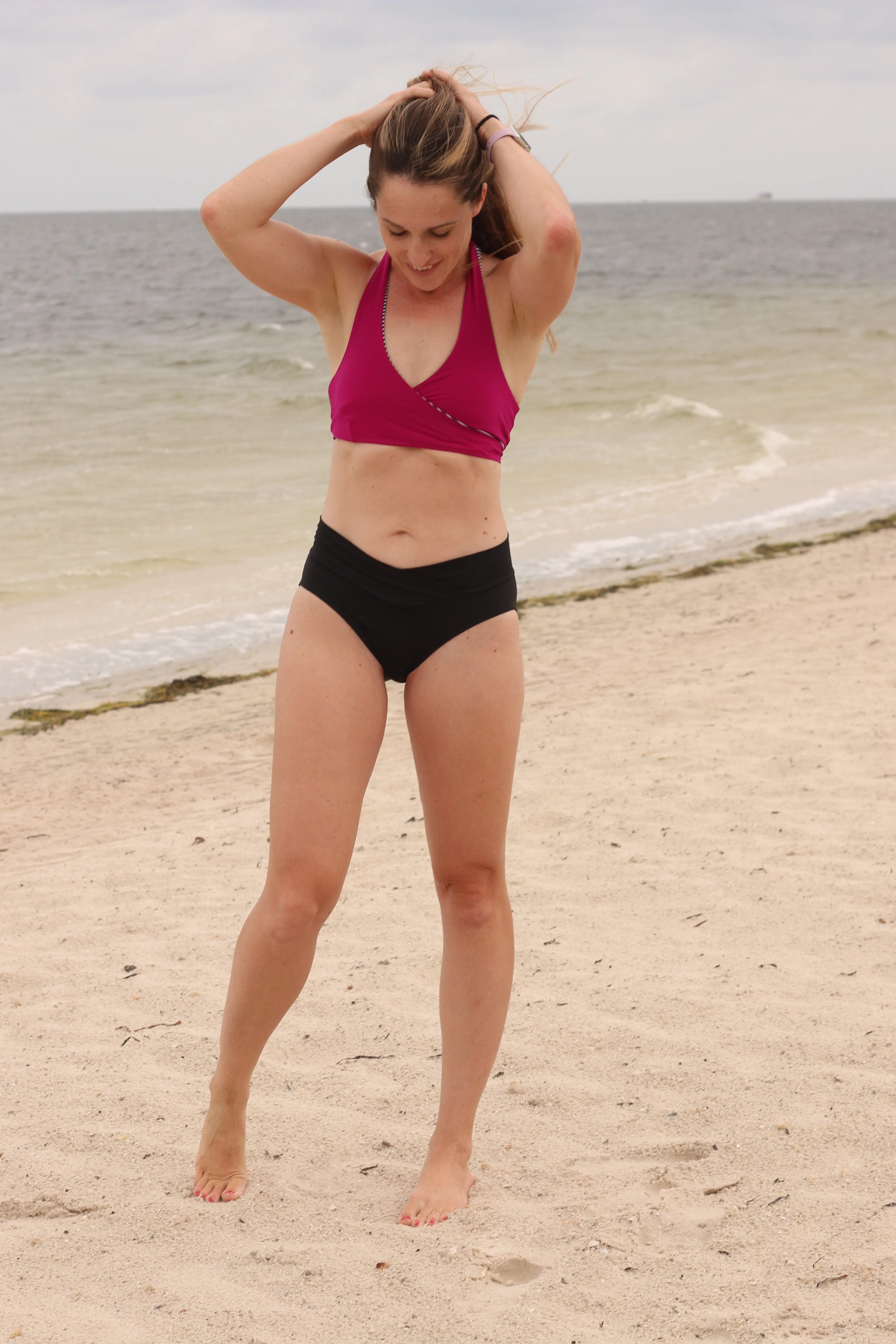 Surfside Wrap Swim Top PDF Sewing Pattern Sizes B-M