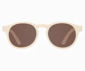 Sweet Cream Keyhole Kids Sunglasses with Amber Lens