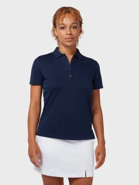 Swing Tech Women's Polo In Peacoat