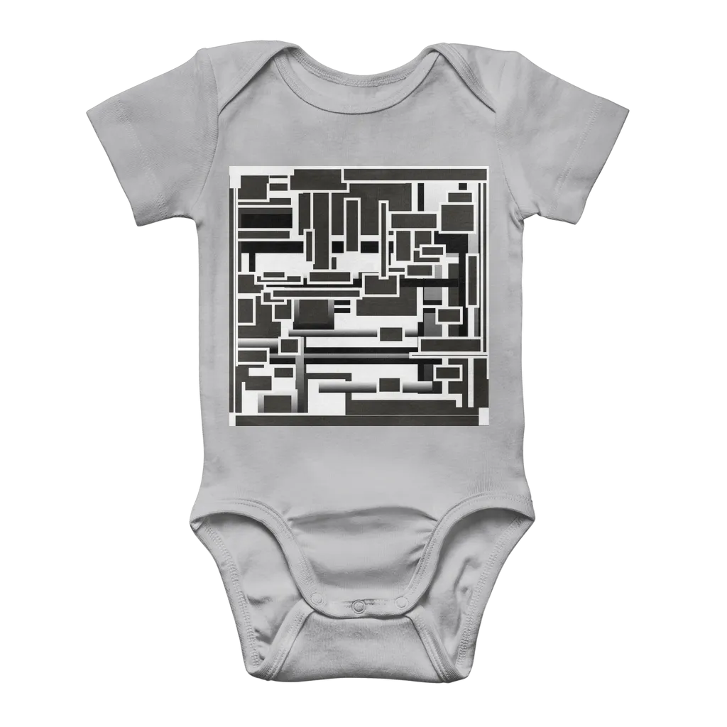 the play between black and white Classic Baby Onesie Bodysuit