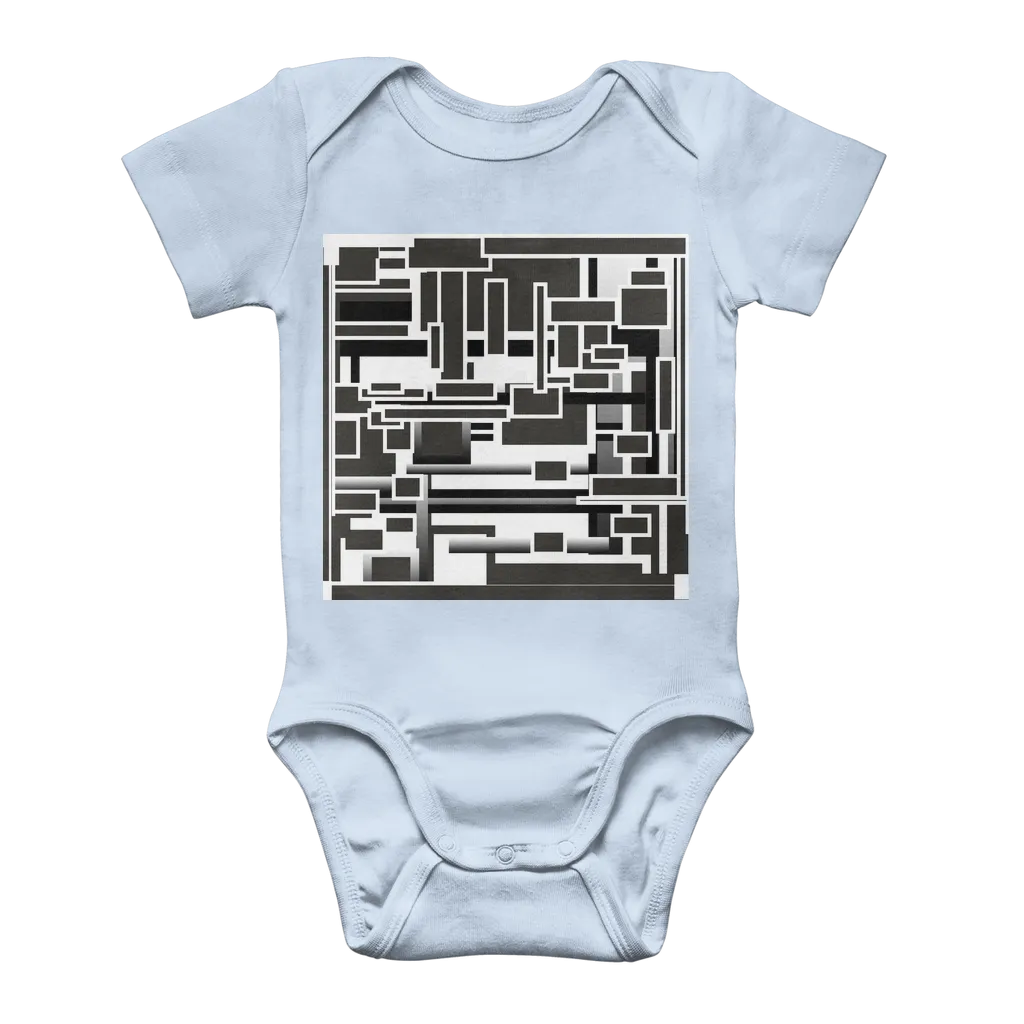 the play between black and white Classic Baby Onesie Bodysuit