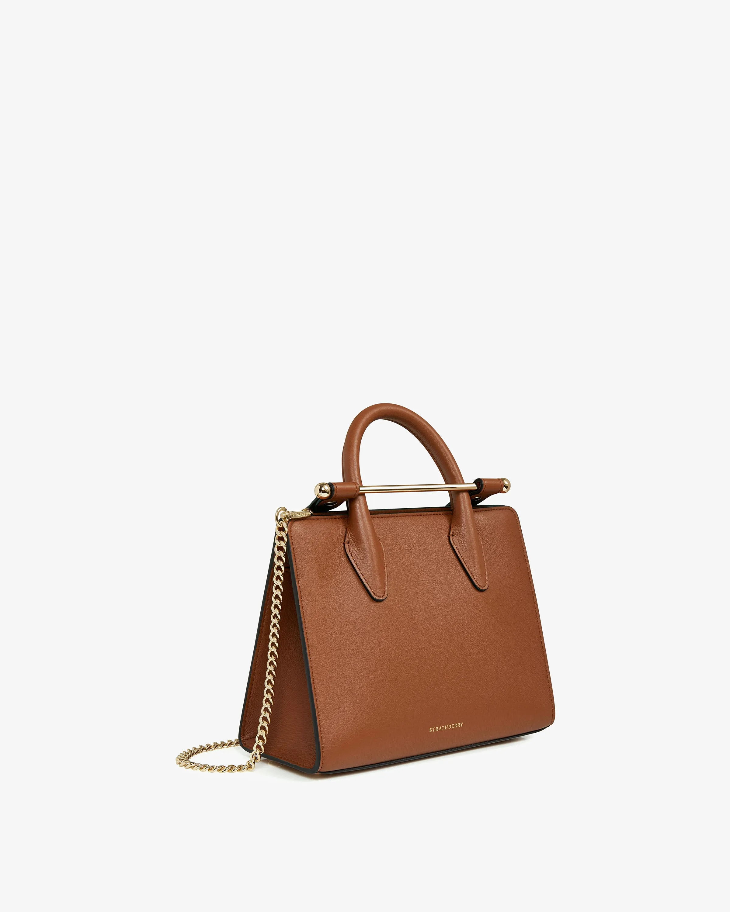 The Strathberry Mini Tote - Chestnut