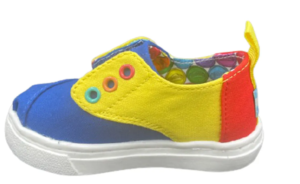 TOMS Cordones Cupsoles Toddlers/Little Kid | Colorblock Blue Multi (10017301)