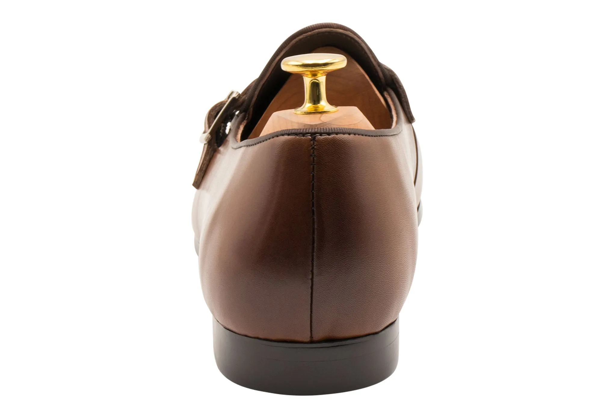 Tuerto Chestnut Double Monk Loafer