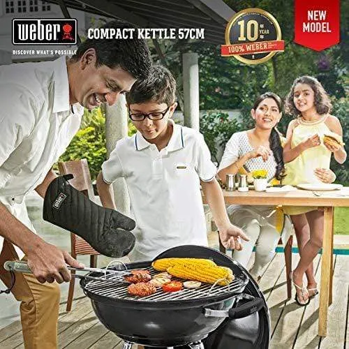 WEBER 57CM Compact Grill W/Therm Black Asia