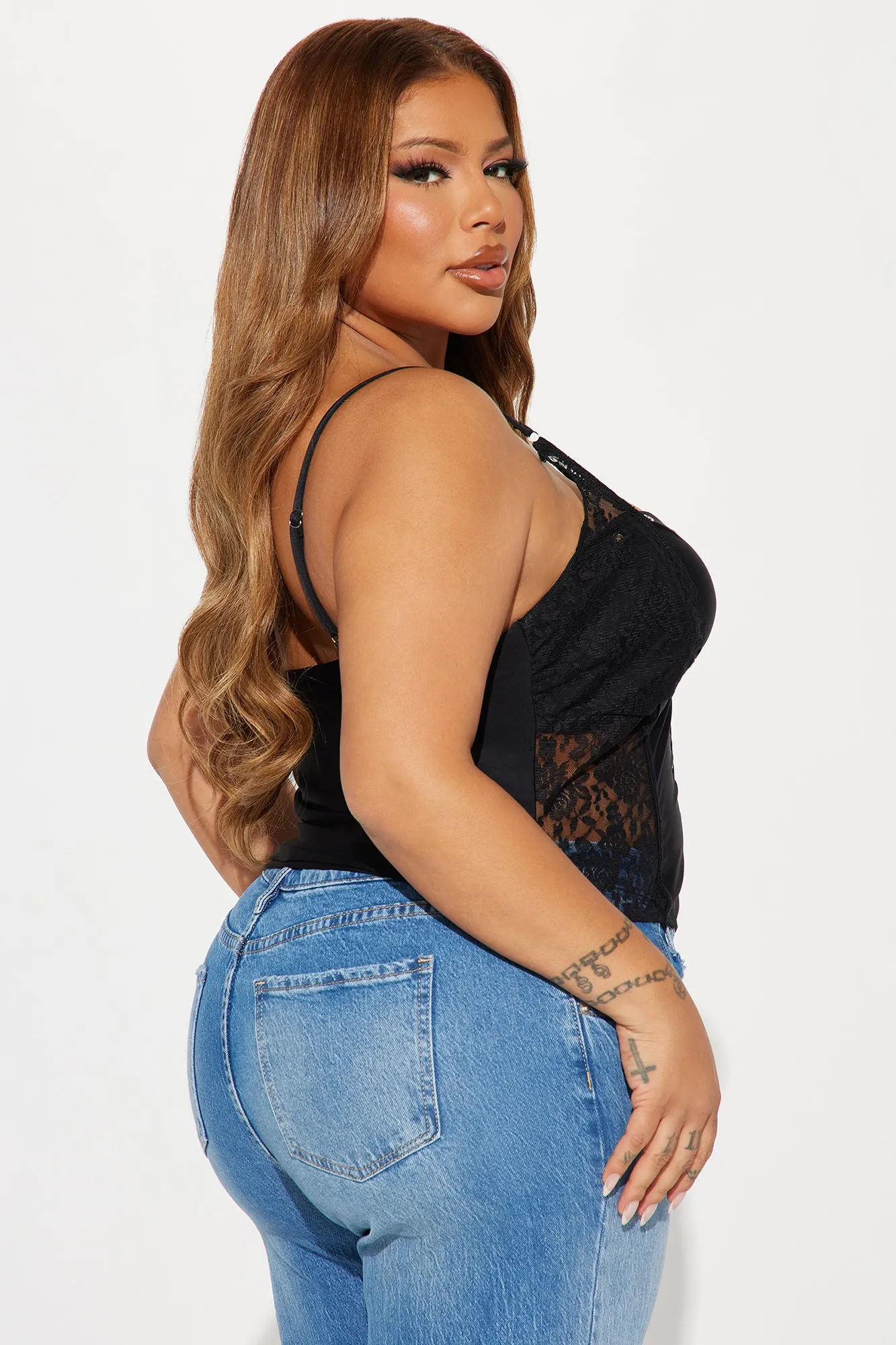 We've Got Forever Corset Top - Black