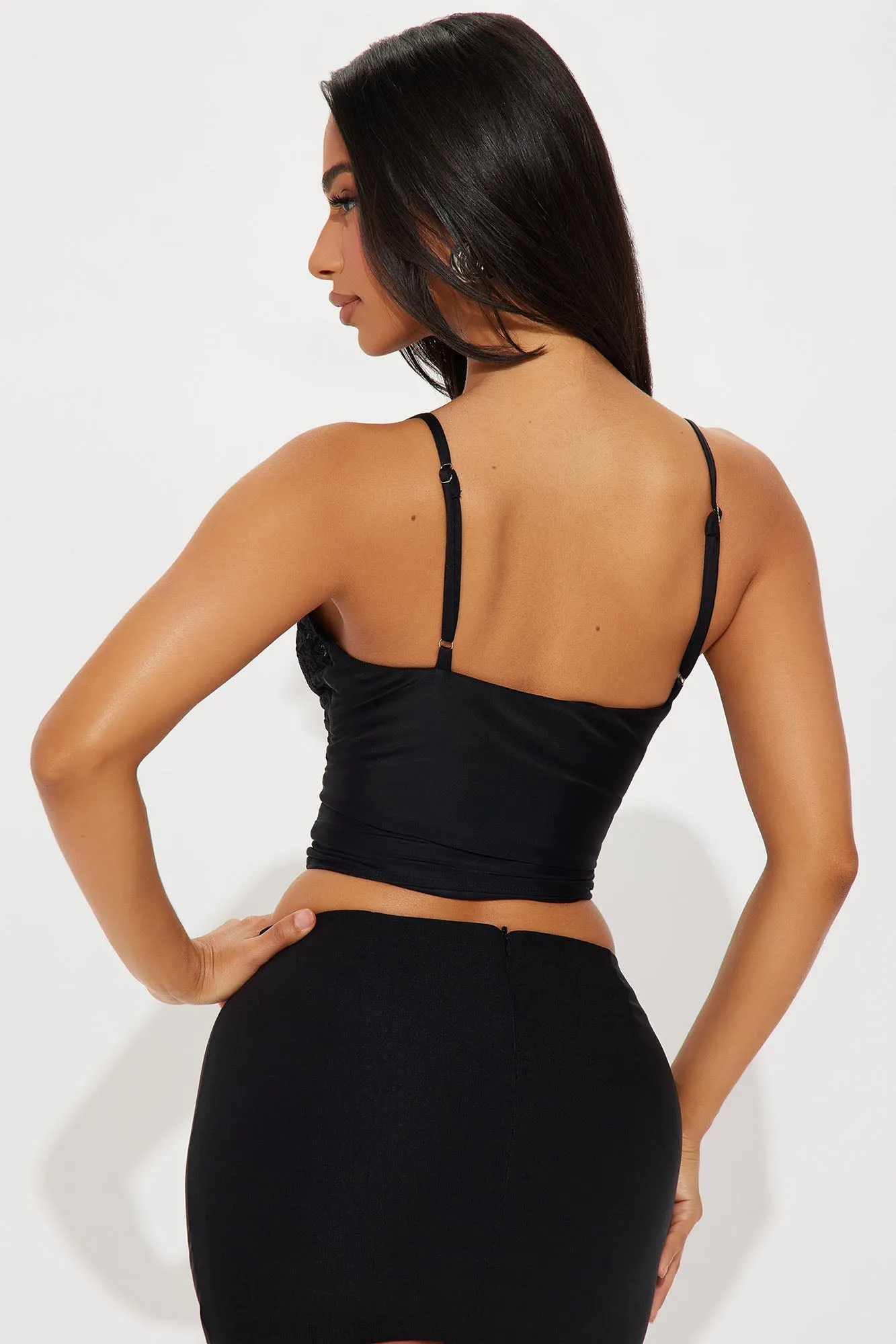 We've Got Forever Corset Top - Black