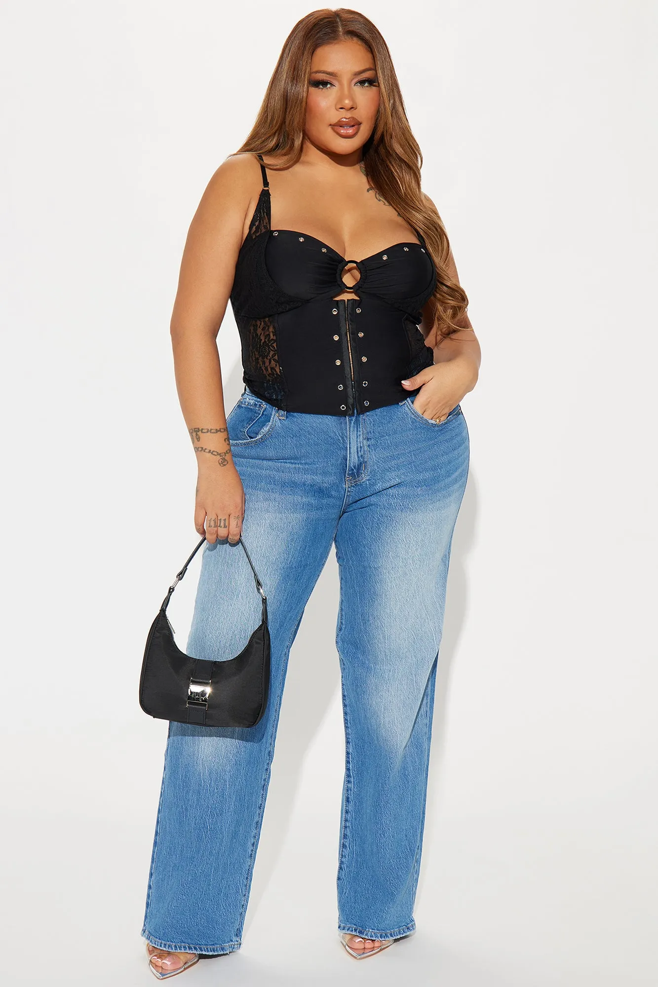 We've Got Forever Corset Top - Black