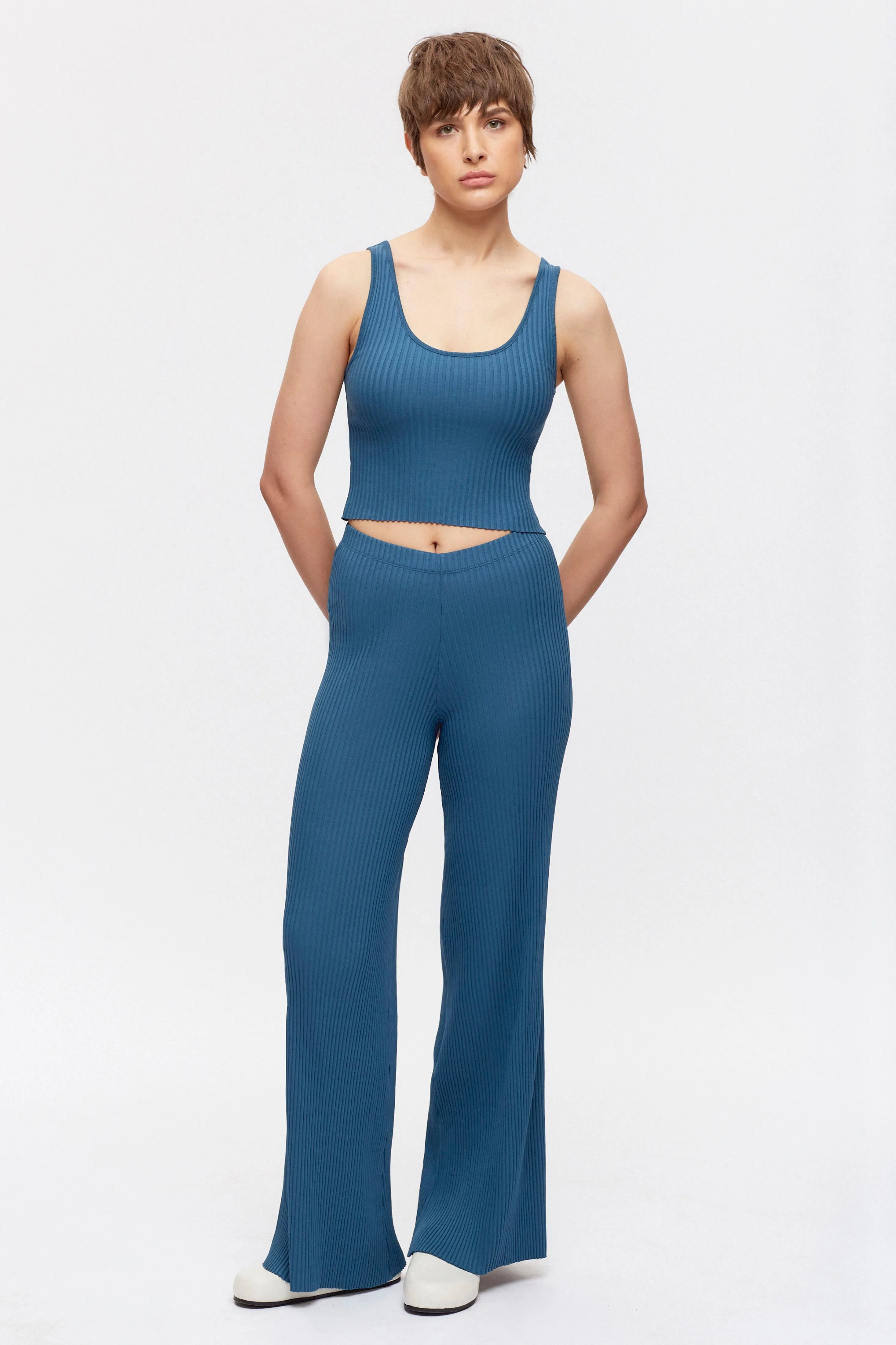 Women's Nile Rib Pant in Marine Blue