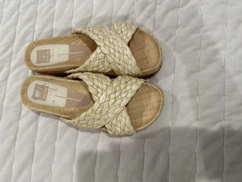 WRENLY SANDALS LT NATURAL RAFFIA re:vita