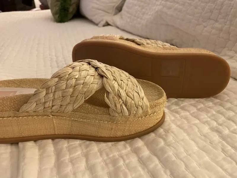 WRENLY SANDALS LT NATURAL RAFFIA re:vita