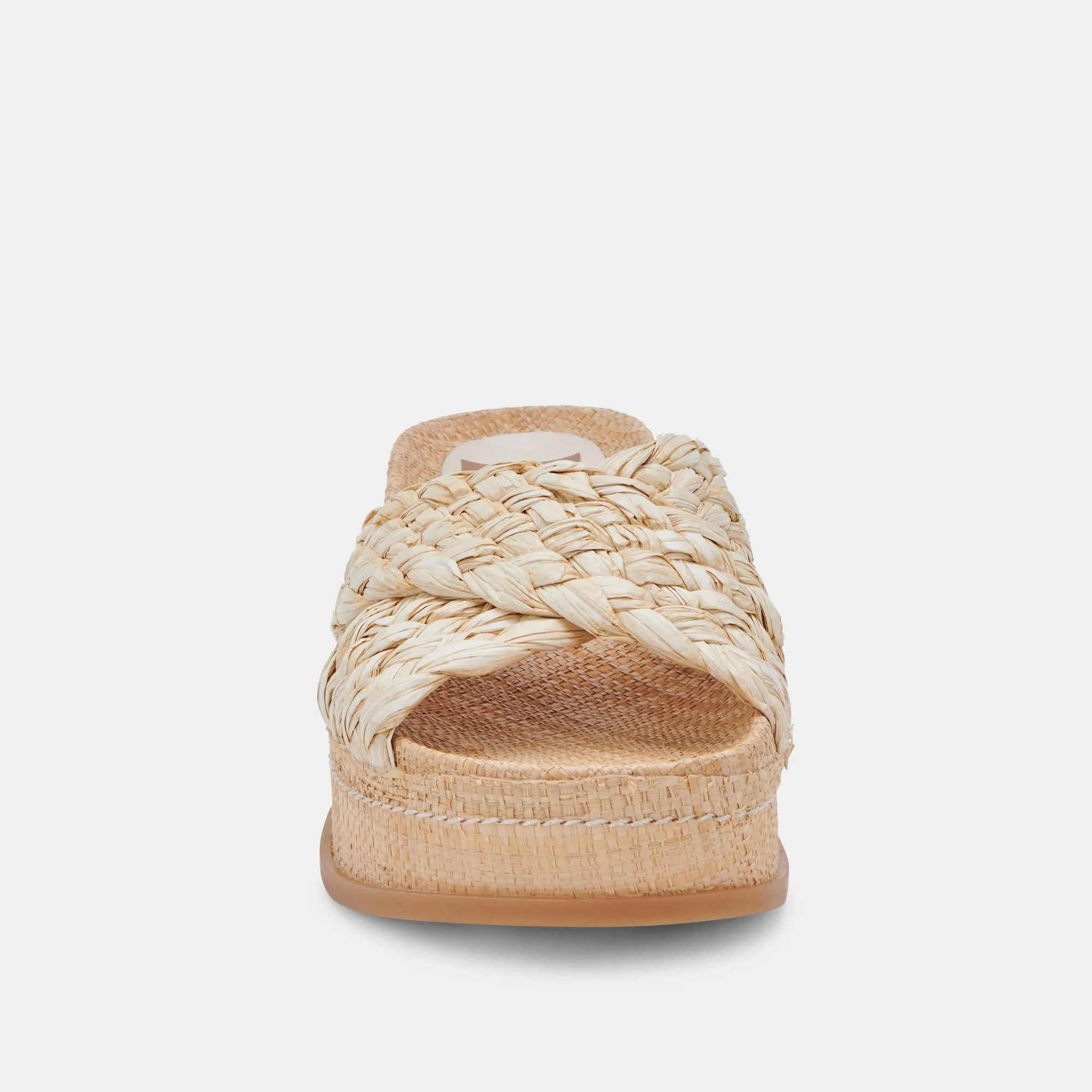 WRENLY SANDALS LT NATURAL RAFFIA re:vita