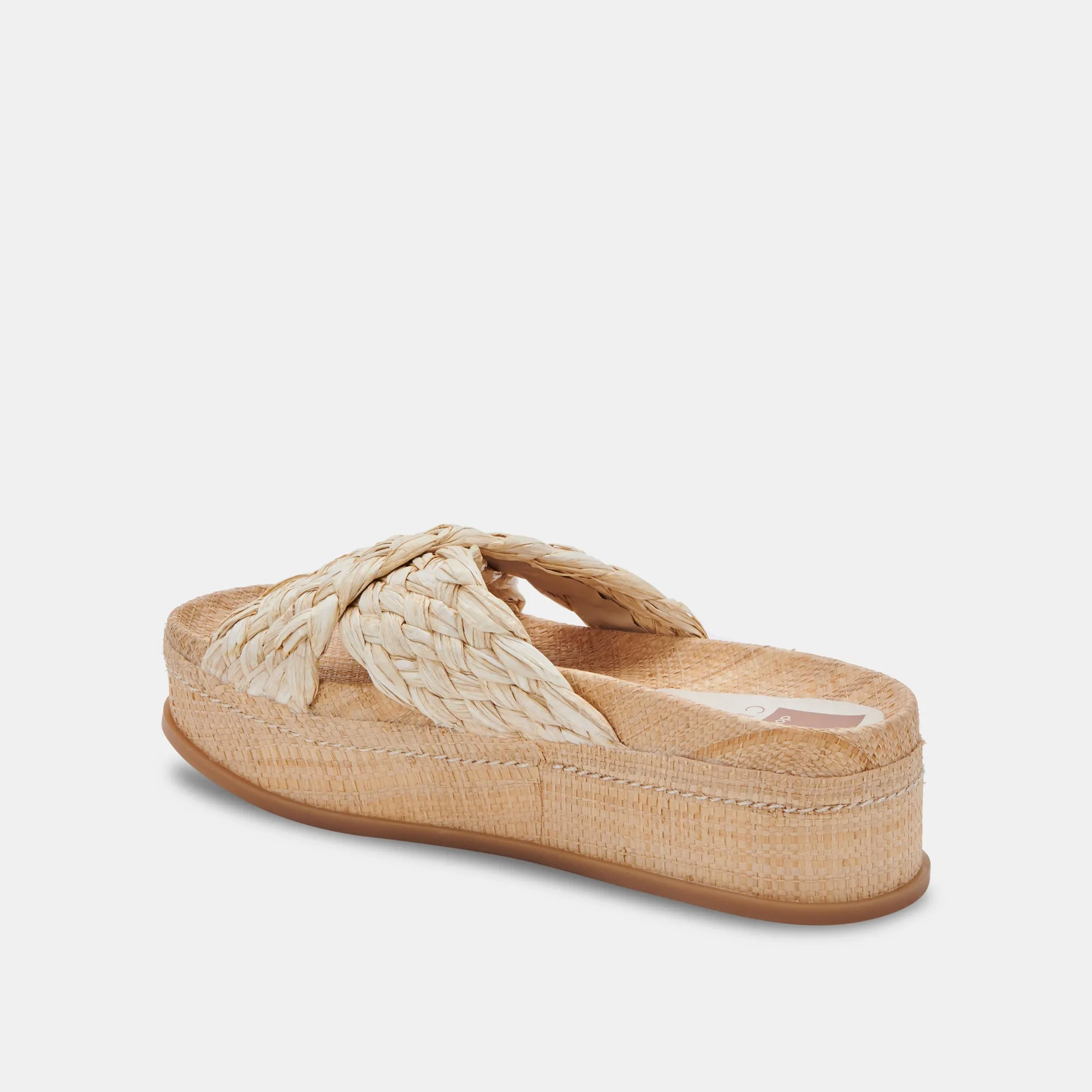 WRENLY SANDALS LT NATURAL RAFFIA re:vita