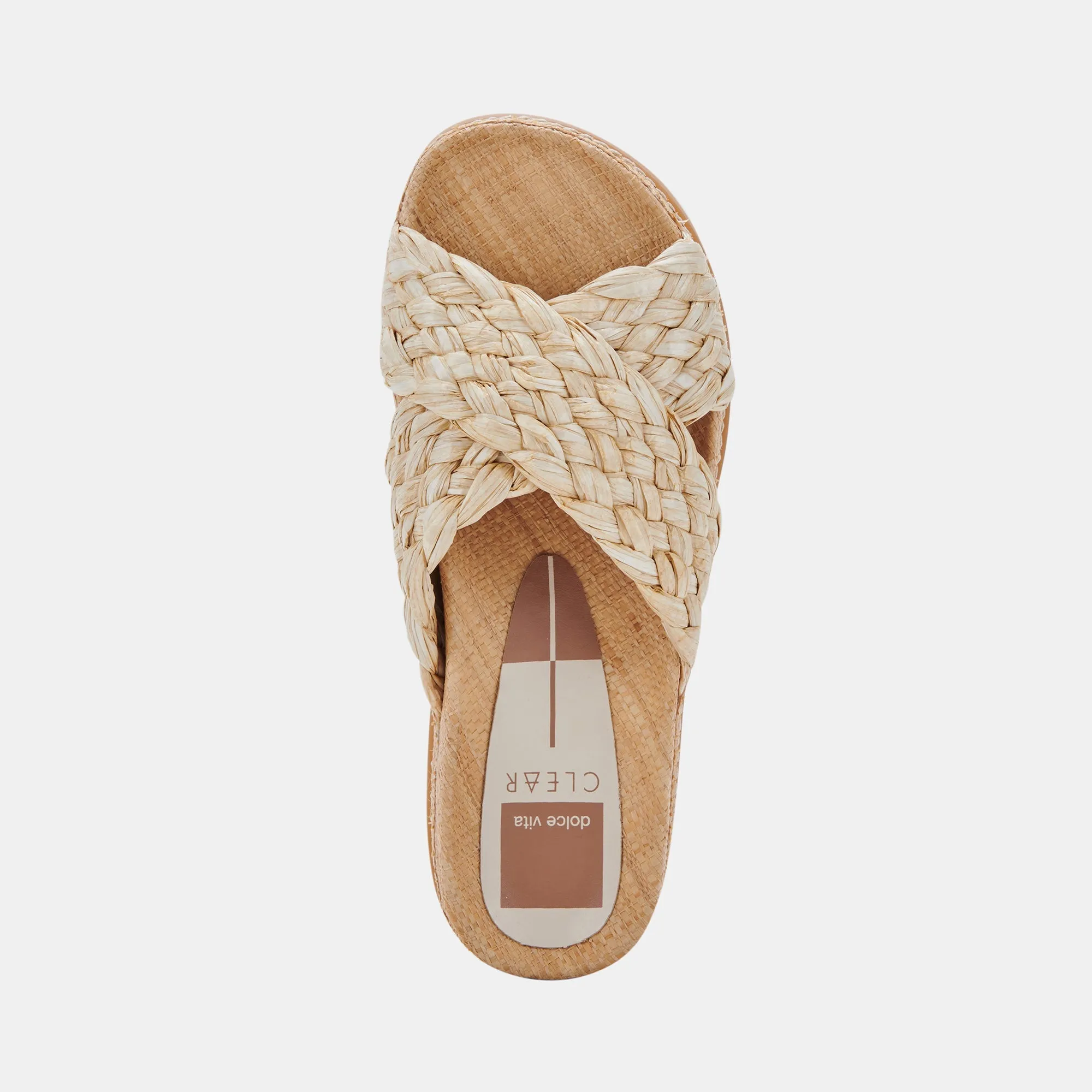 WRENLY SANDALS LT NATURAL RAFFIA re:vita