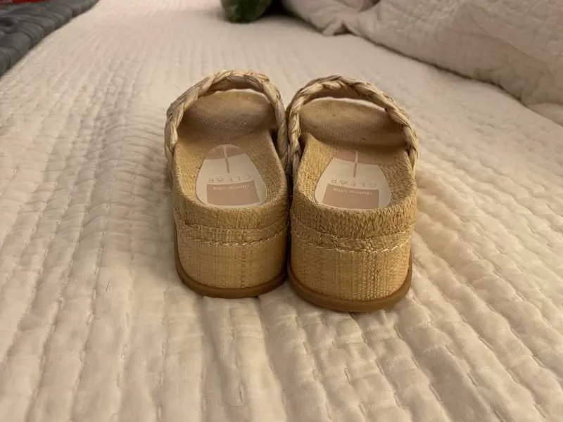 WRENLY SANDALS LT NATURAL RAFFIA re:vita