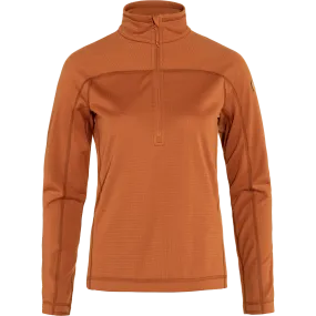 W's Abisko Lite Fleece Half Zip - 100% Recycled polyester