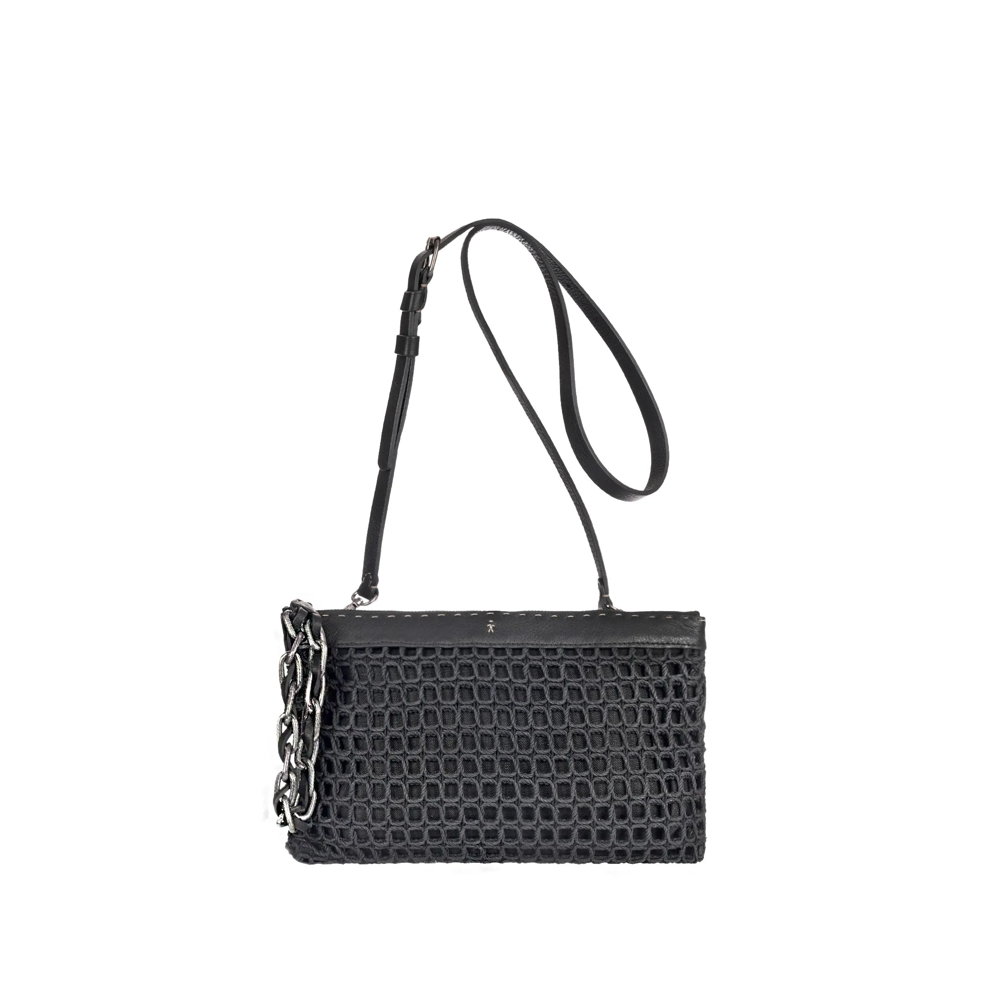 Zip Clutch Jewel Crochet