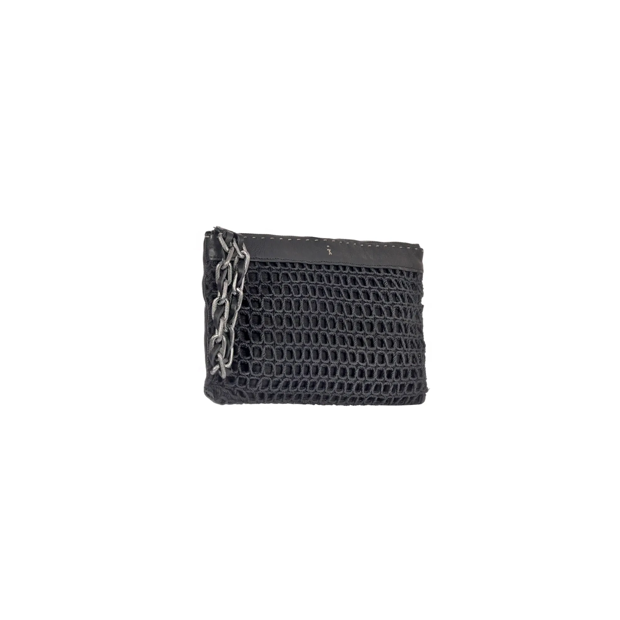 Zip Clutch Jewel Crochet